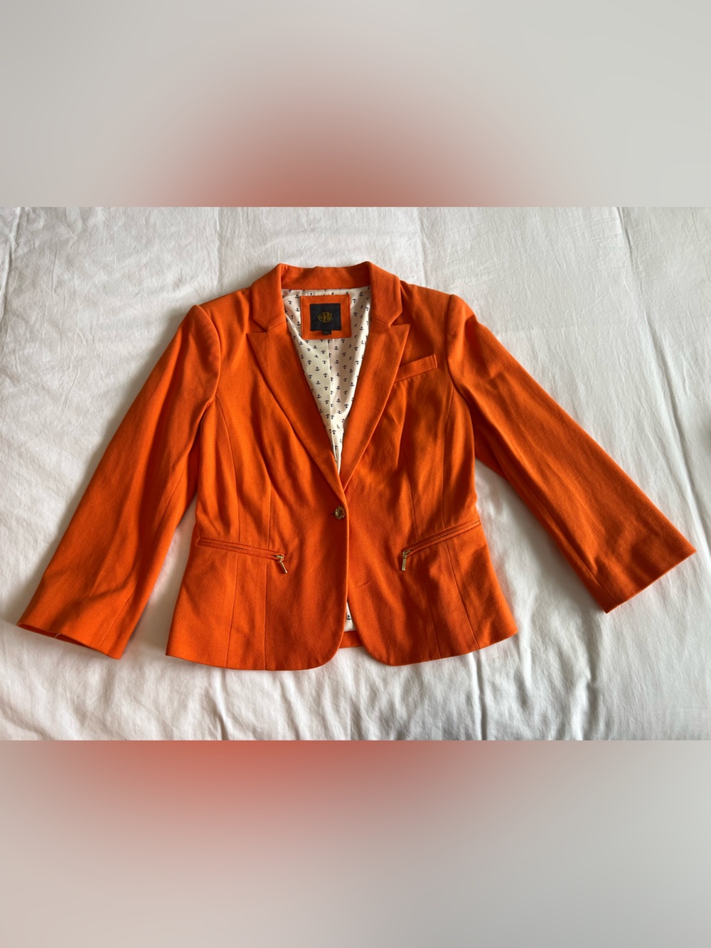 Banana Republic Bright Orange Women's Blazer